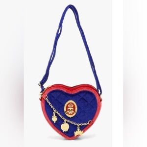 Loungefly Royal Blue and Red Heart Crossbody Bag